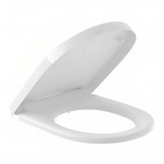 Sedile per WC Villeroy & Boch, interasse 15,5 cm, per vaso O.Novo, cerniera in acciaio inox