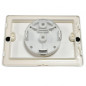 Plaque de commande WC E100 Villeroy & Boch pour 100S double chasse, blanc