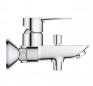 Nouveau Bauloop" single-lever bath/shower mixer tap, center distance 15 cm