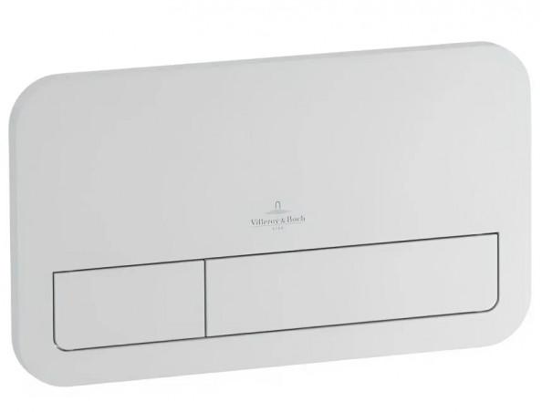 Panel de control de inodoro ViConnect de Villeroy & Boch para inodoro de doble volumen 200S, blanco