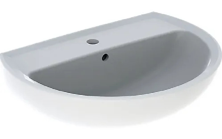 Lavabo modèle Bastia 55x42 cm, blanc.