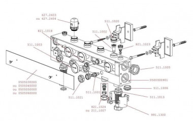 Tap plug for VELTA "Compact" manifold.