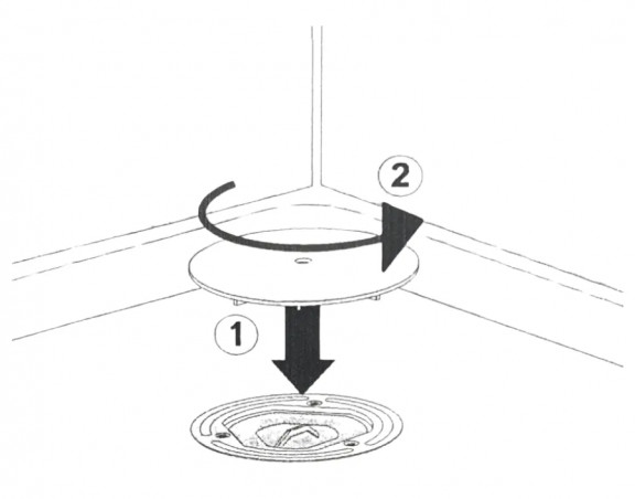 Capot chromé pour bonde de douche, diamètre 112 mm pour trou de 90 mm, pour SANIT 823/90-60