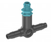 Self-regulating in-line dripper for irrigation, 2 l/h, 10 pcs.