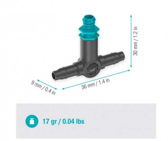 Goutteur arrosage en ligne auto-régulant pour irrigation, 2 l/h, 10 pièces