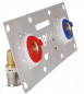 16mm diameter multi-layer fixing kit for wall-mounted taps.