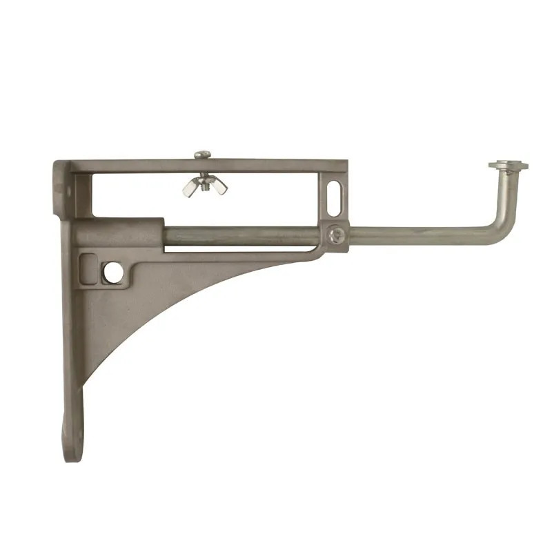 Soporte de aluminio para lavabo, ajustable de 220 mm a 350 mm, por par