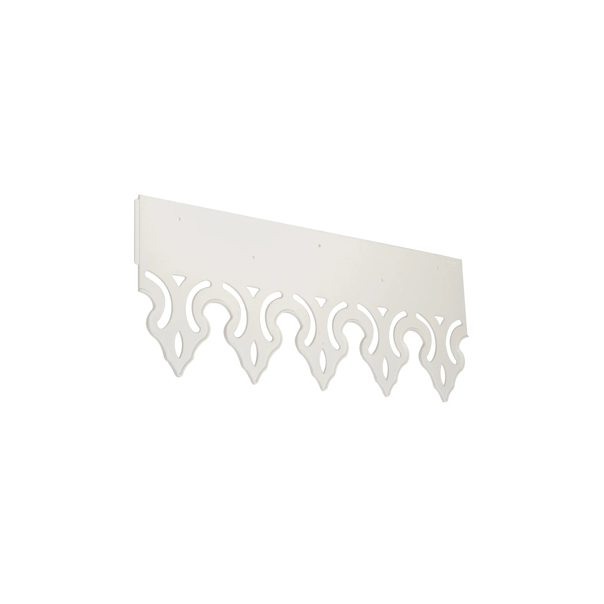 LAMBREQUIN HAUTEUR 200MM LONGUEUR 50CM BLANC - NICOLL