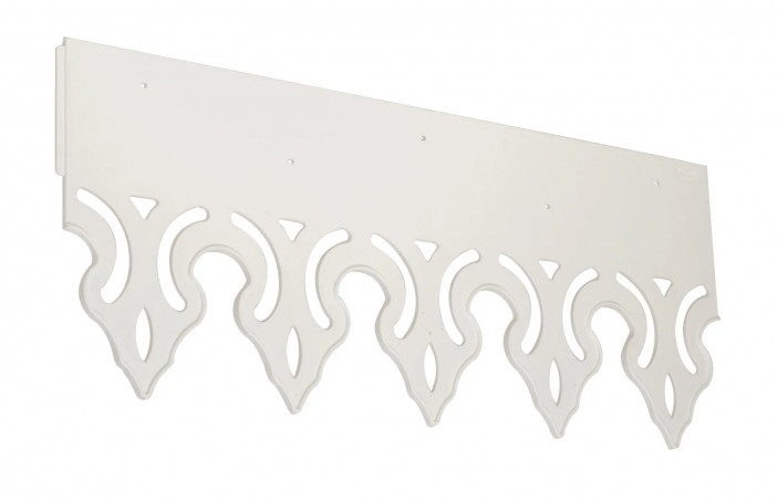 LAMBREQUIN HAUTEUR 200MM LONGUEUR 50CM BLANC - NICOLL