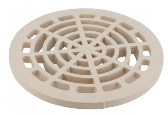 Grate 185 mm for NICOLL SCP11S yard drain, sand color