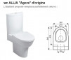 ALLIA Agora, Desirade and SELLES Royan 2 Dito toilet seats