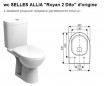 ALLIA Agora, Desirade and SELLES Royan 2 Dito toilet seats