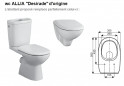 ALLIA Agora, Desirade and SELLES Royan 2 Dito toilet seats