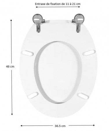 ALLIA toilet seat, Arpège model, Charming