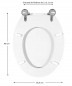 ALLIA toilet seat, Arpège model, Charming