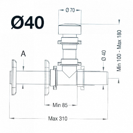 EVENT GLU-GLU STOP DIAMETRE 40MM - LIRA