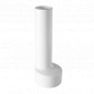 Tubo de rebose de polipropileno blanco, longitud 170 mm