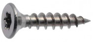 Tornillo de cabeza avellanada para aglomerado de acero inoxidable A4, 3x16mm, 41 unid.