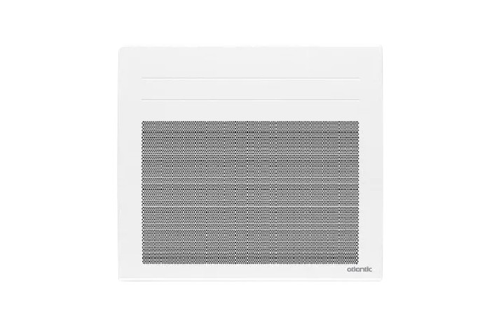 Radiateur électrique rayonnant SOLIUS NEO horizontal 500 W, boîtier digital programmable, blanc