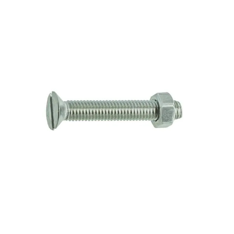 Boulon tête fraisée en inox A4 3x16mm, 32 pièces.