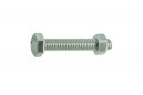 Bullone a testa esagonale in acciaio inox A4 5x30 mm, 11 pezzi.