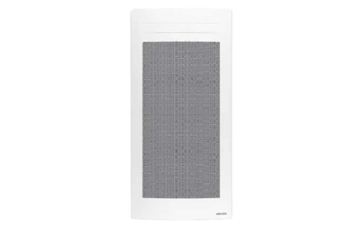 Radiateur électrique rayonnant SOLIUS NEO vertical 1000 W, boîtier digital programmable, blanc