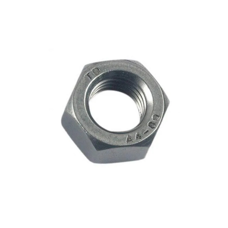 Tuerca hexagonal de acero inoxidable A4, 4 mm de diámetro, 48 uds.