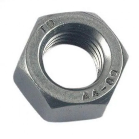  Dado esagonale in acciaio inox A4 diametro 6 mm, 29 pezzi.