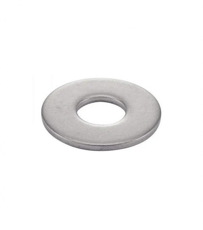 A2 stainless steel medium washer, 6mm diameter, 80 pcs.