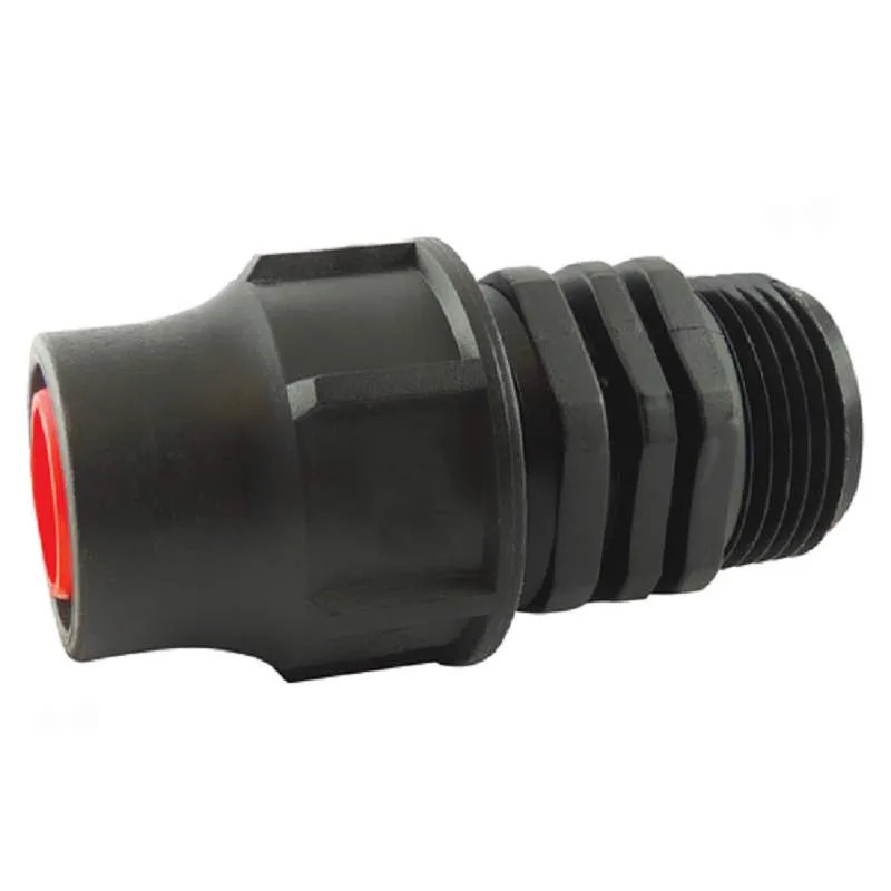 Adaptateur rapide, mâle 15x21 (1/2"), pour tuyau goutte à goutte 16mm