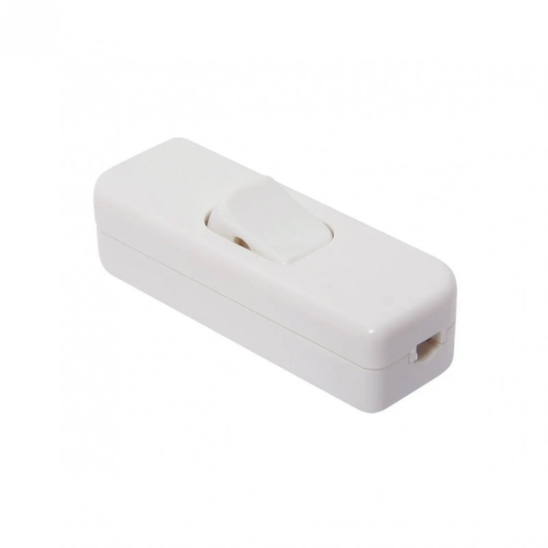 Two-wire rocker switch, 2A, white