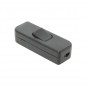 Two-wire rocker switch, 2A, black