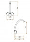 Miscelatore monoforo per lavello con testinein ceramica.