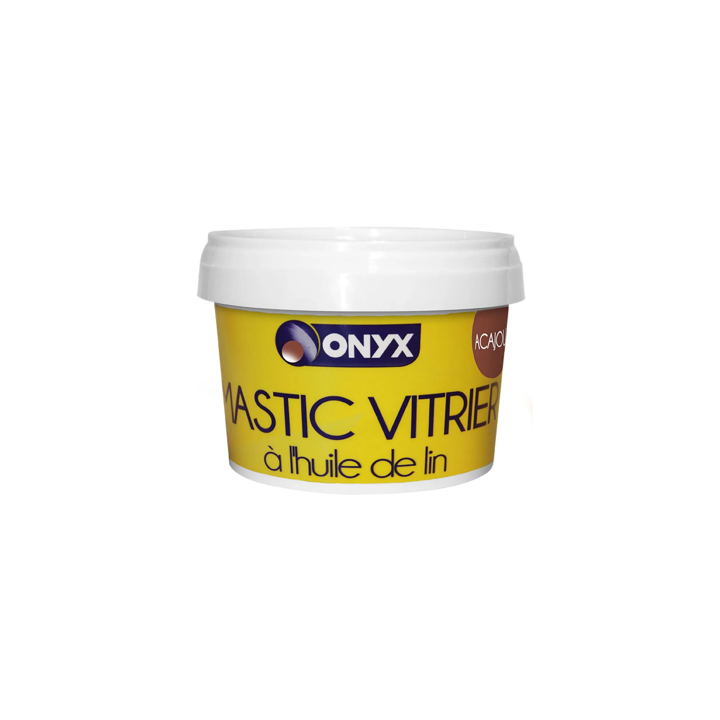 Mastic vitrier acajou 500G Onyx