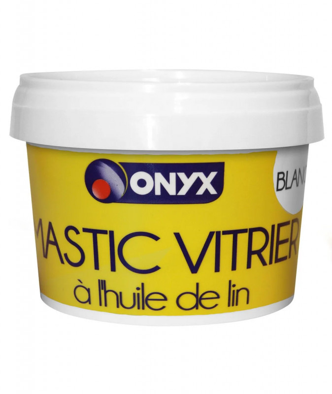 Mastic vitrier blanc à l'huile de lin, 500g