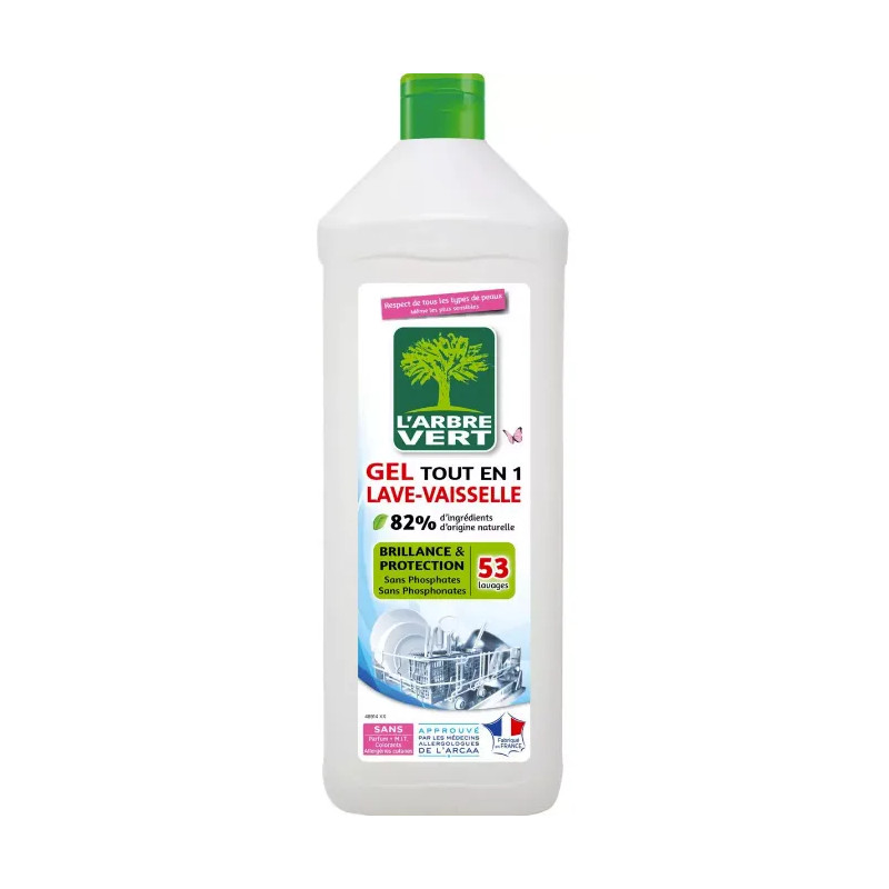 All-in-1 dishwasher gel, 901ml.