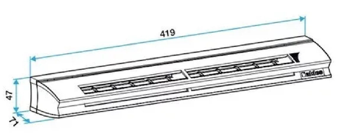 Humidity-sensitive EHL L range air inlet, acoustic base.