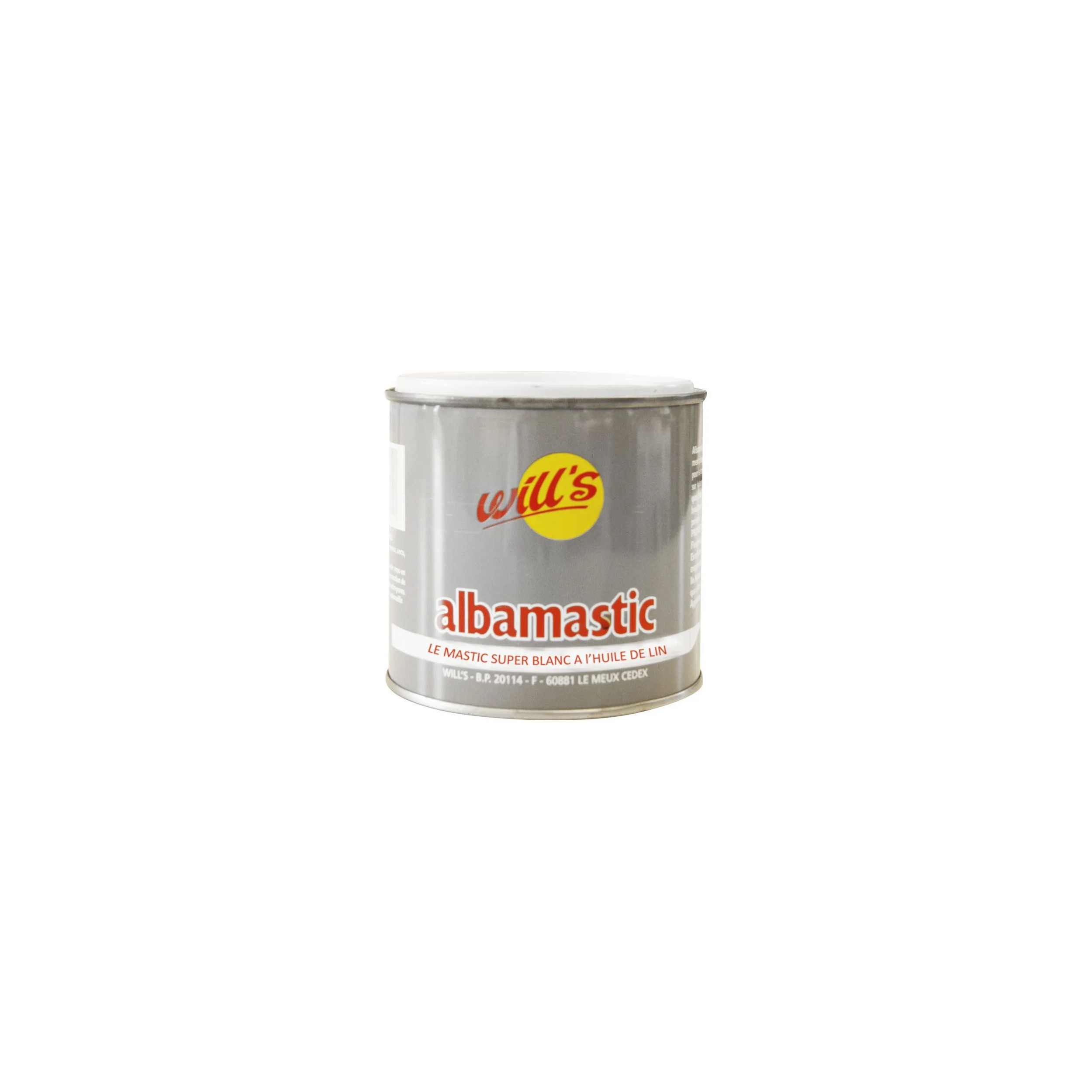 Mastic vitrier super blanc à l\'huile de lin, 1kg