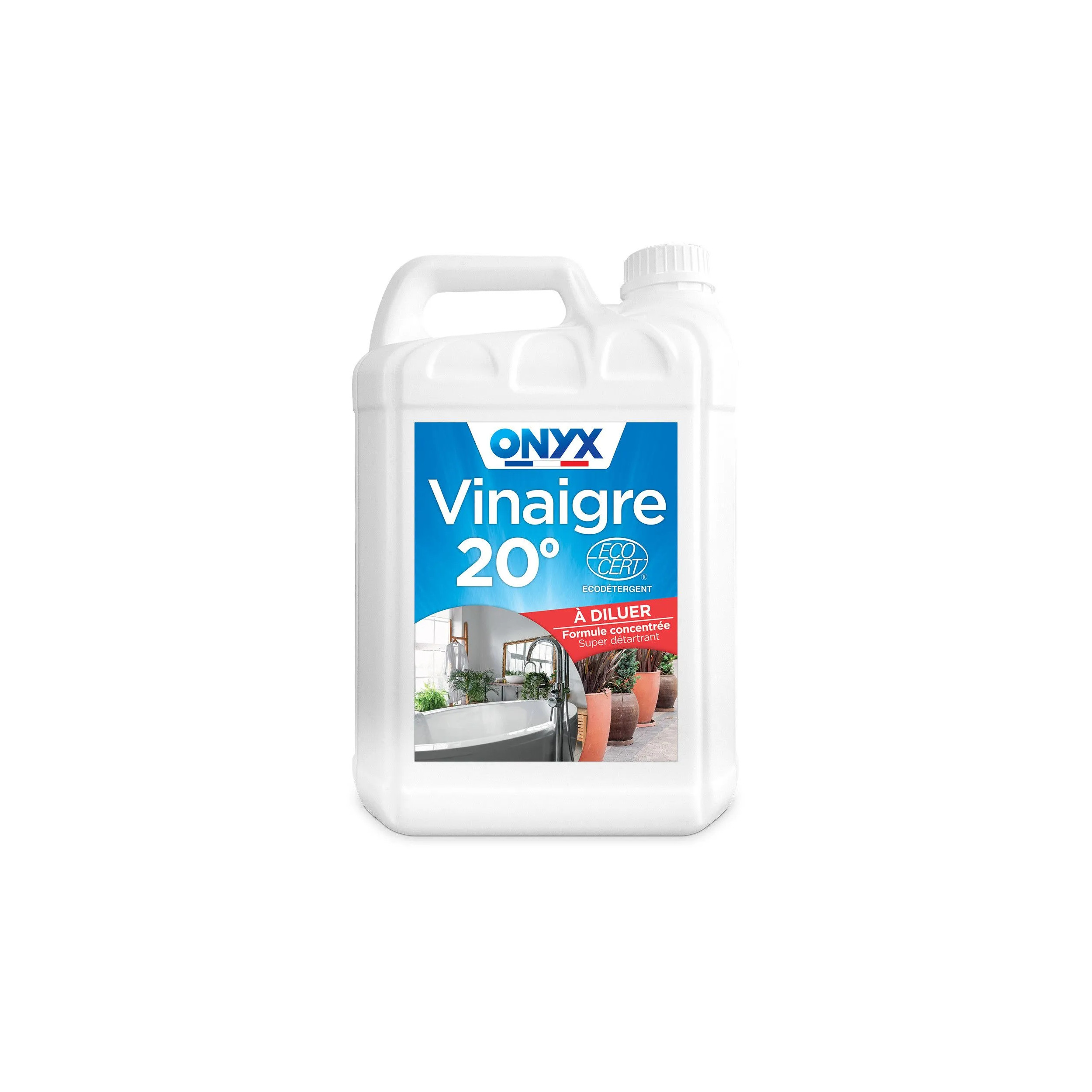 Vinaigre ménager concentré 20 degrés, 5 litres