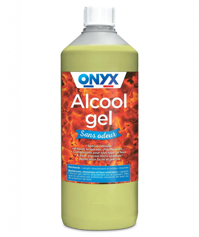 Alcool en gel sans odeur, 1 litre