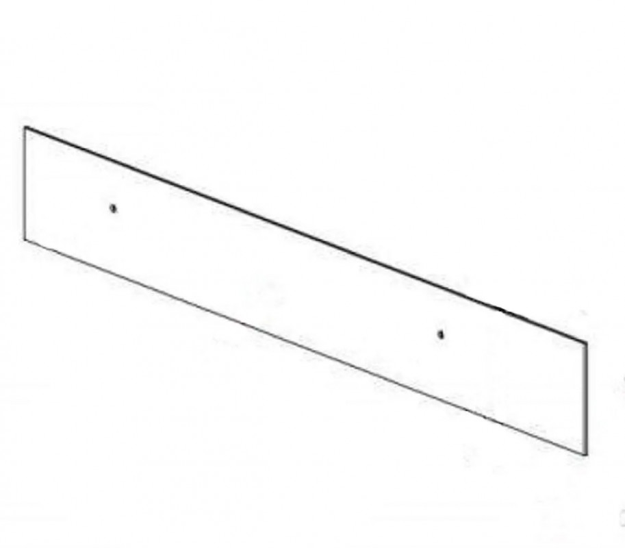 Fassaden-Plexiglas für "Compact"-Kollektor mit 3 Kreisen VELTA