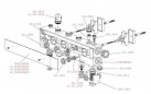 Pannello frontale in plexiglass per manifold VELTA "Compact" a 4 circuiti