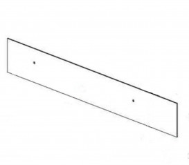 Plexiglass de façade pour collecteur \"Compact\" 4 circuits VELTA