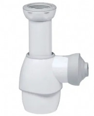 Siphon universel pour lavabo, bidet et évier.