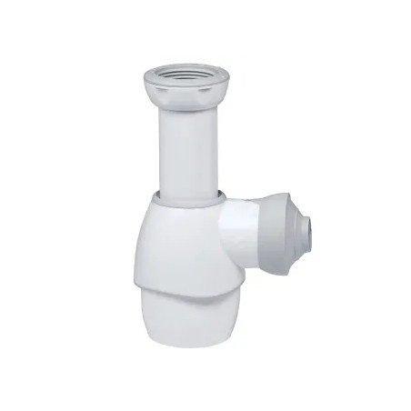 Siphon universel pour lavabo, bidet et évier.