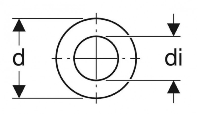 Joint d’étanchéité plat Geberit de mécanisme de chasse type 212, pour réservoir à encastrer, 52x29