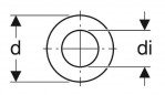 Geberit flat seal, concealed WC cistern mechanism, 52x29