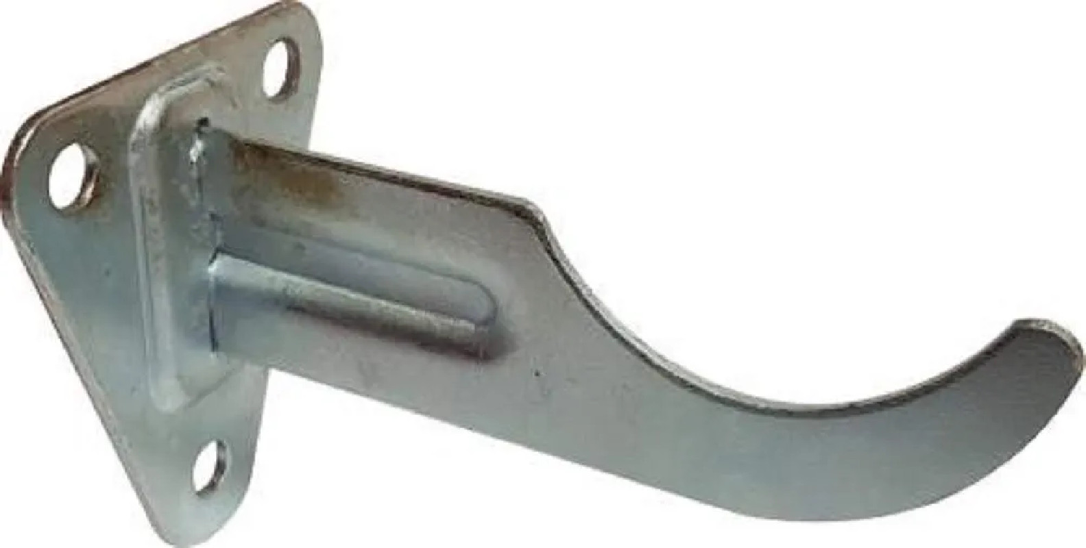 Steel radiator support with triangular base, 100 mm, screw-on