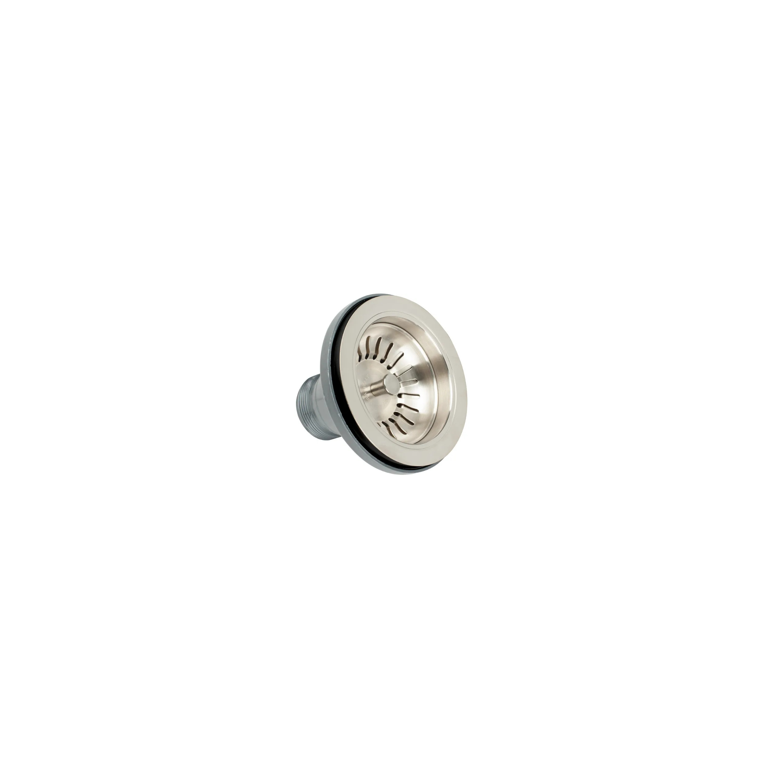 Bond à panier pour évier gré diamètre 86 pour trou diamètre 60 mm, nickel satiné