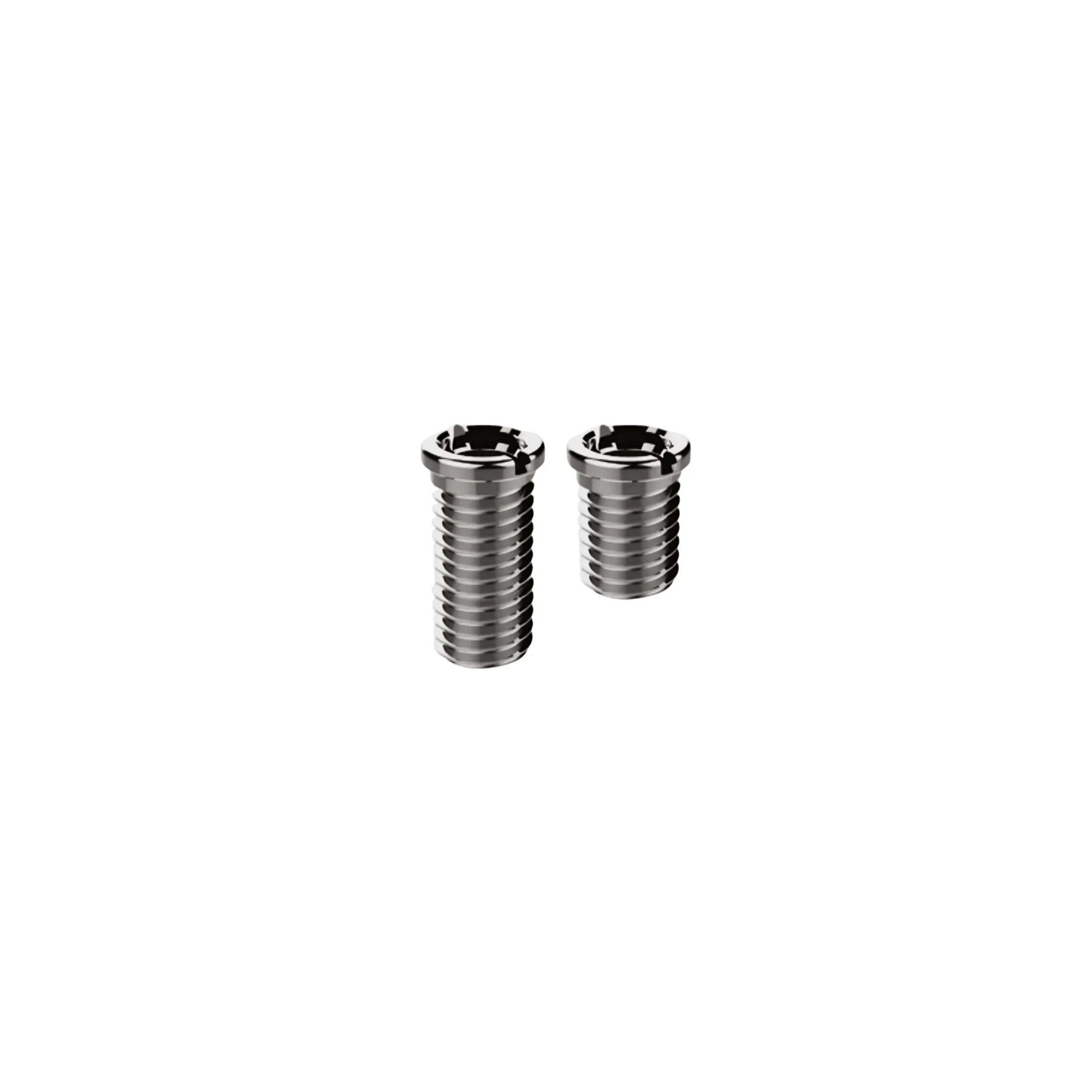 2 vis M12 inox D.14 x L.27,5 mm et D.14 x L.17,5 mm pour bonde d\'évier automatique à panier Valentin diamètre 90